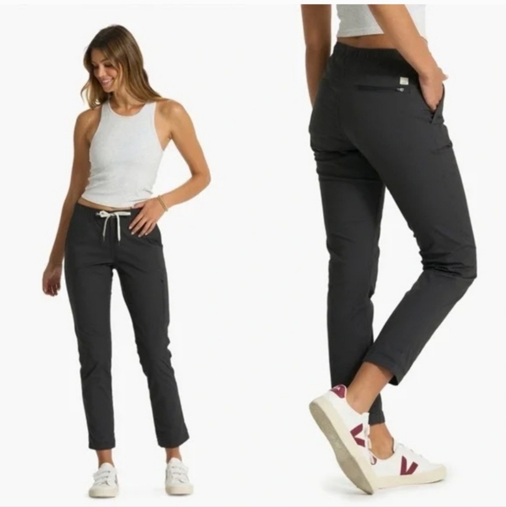 Vuori Pants Womens Size Medium Charcoal Ripstop